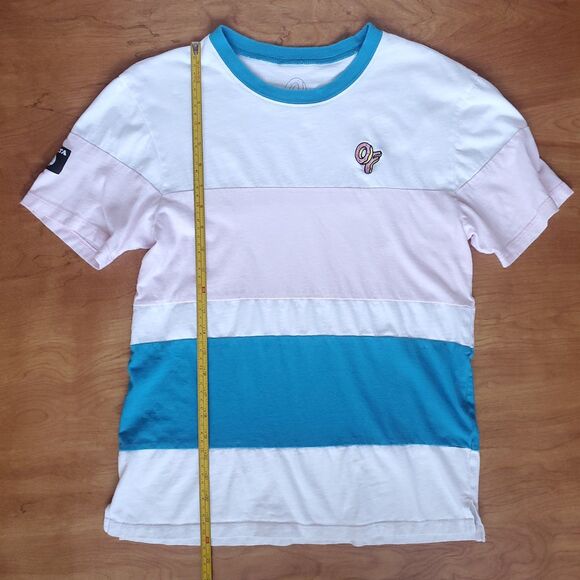 OF Odd Future T Shirt Size S White Donut Logo Blue Pink OFWGKTA Tyler Creator - Picture 10 of 12